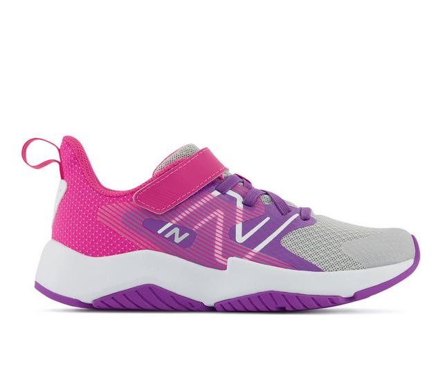 Girls' New Balance Little Kid & Big Kid Rave Fun V2 Running Shoes in Summer Fog color