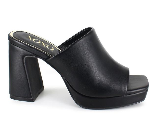 Women's XOXO Adelisa Dress Sandals in Black color