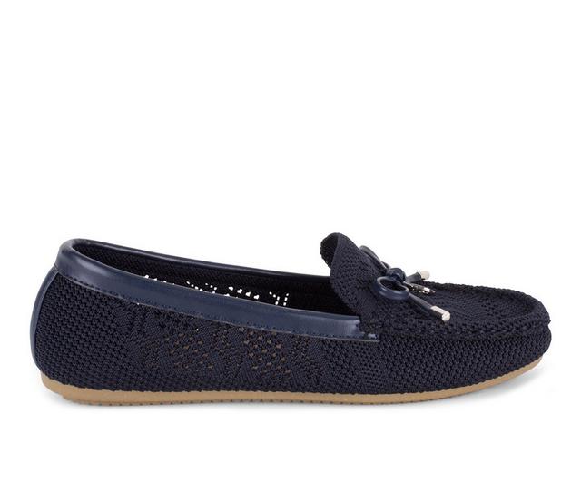 Women's Gloria Vanderbilt Rita Loafers in Navy color