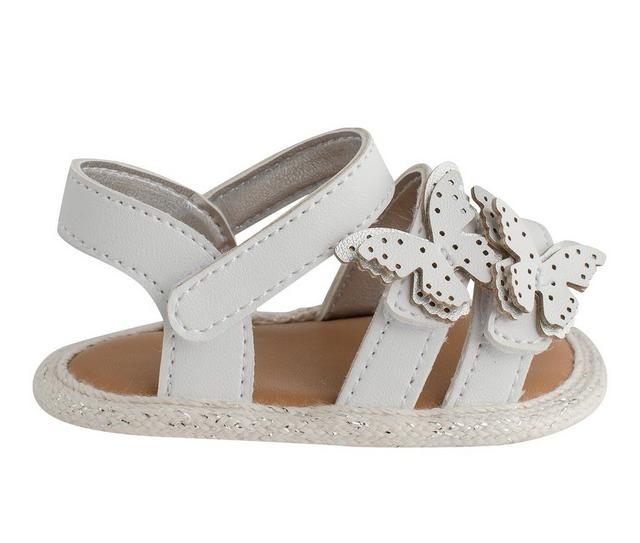 Girls' Baby Deer Infant Sally Sandals in White color