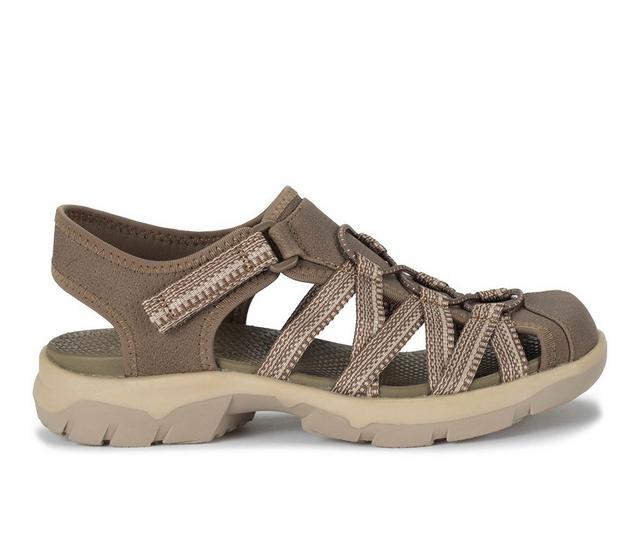 Women's Baretraps Lana Outdoor and Hiking Sandals in Khaki color