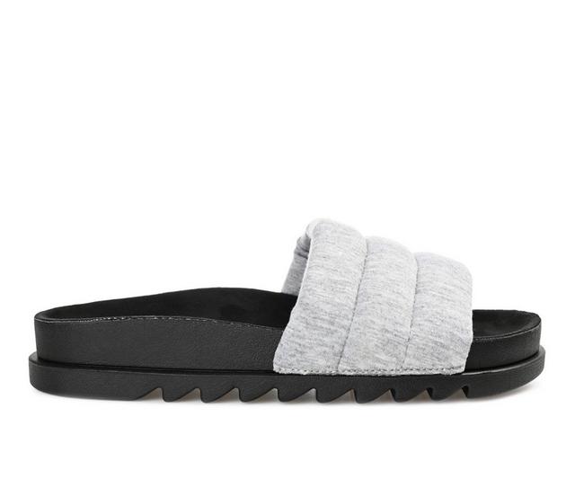 Women's Journee Collection Lazro Sandals in Grey color