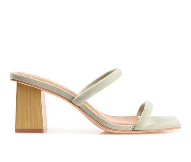 Women's Journee Collection Henrietta Dress Sandals in Sage color