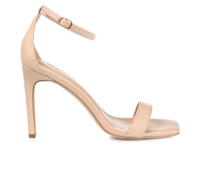 Women's Journee Collection Everton Dress Sandals in Nude color