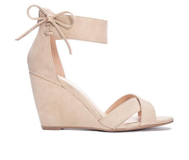 Women's CL By Laundry Canty Dress Wedges in Beige color