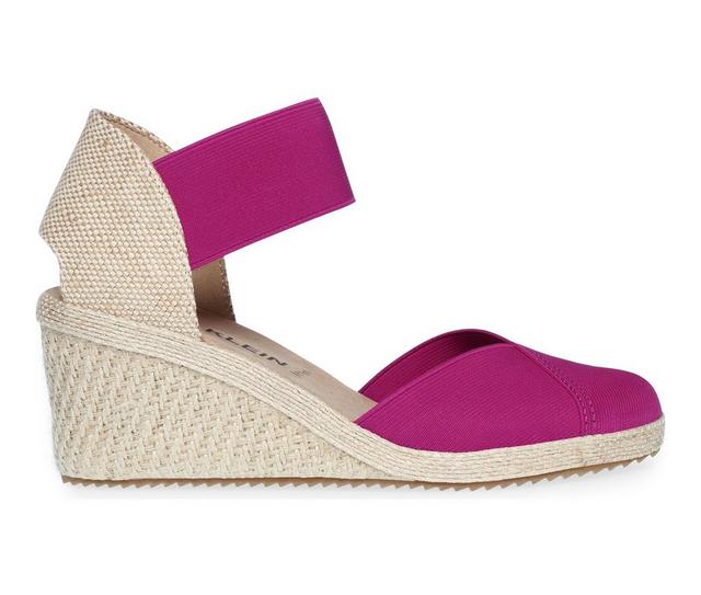 Women's Anne Klein Zoey Wedges in Fuchsia color