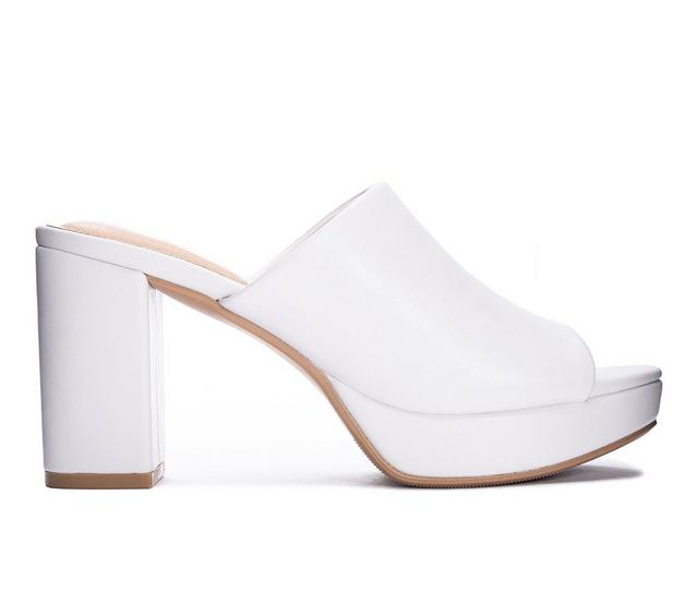 Women's CL By Laundry Get On Dress Sandals in White color