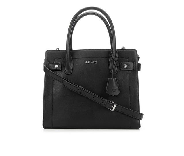 Nine West Bettina Satchel Handbag in Black color
