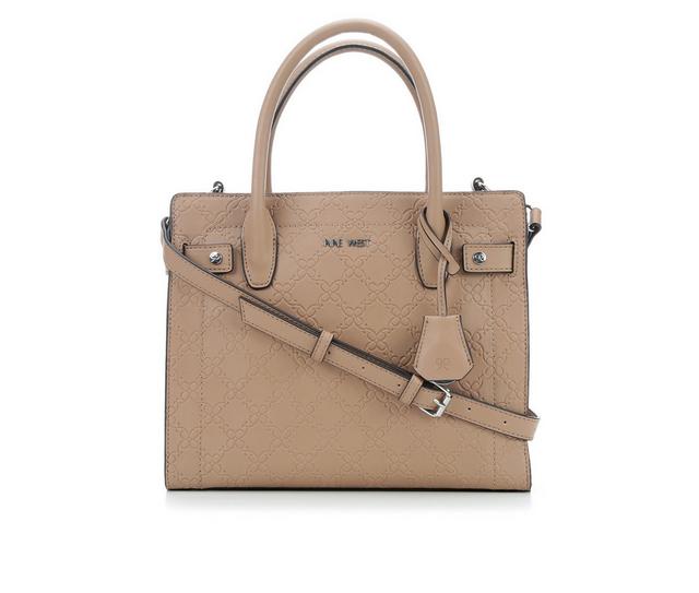 Nine West Bettina Satchel Handbag in Biscotti color