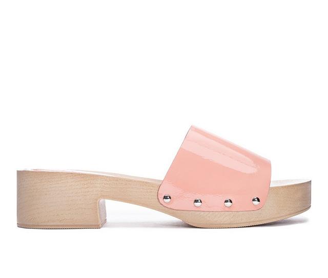 Women's Dirty Laundry Heidii Block Heeled Sandals in Blush Cloud color