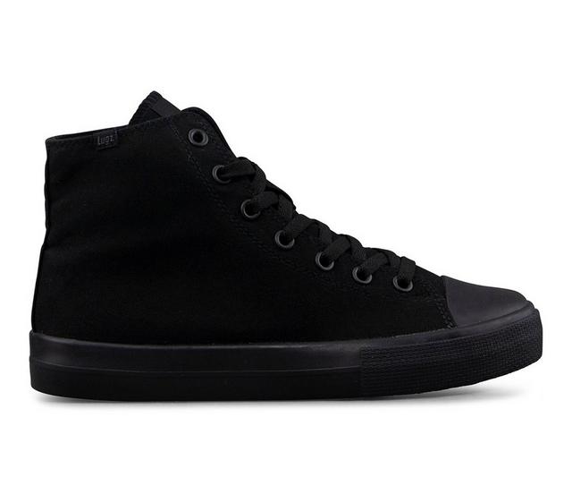 Women's Lugz Stagger Hi High Top Fashion Sneakers in Black color