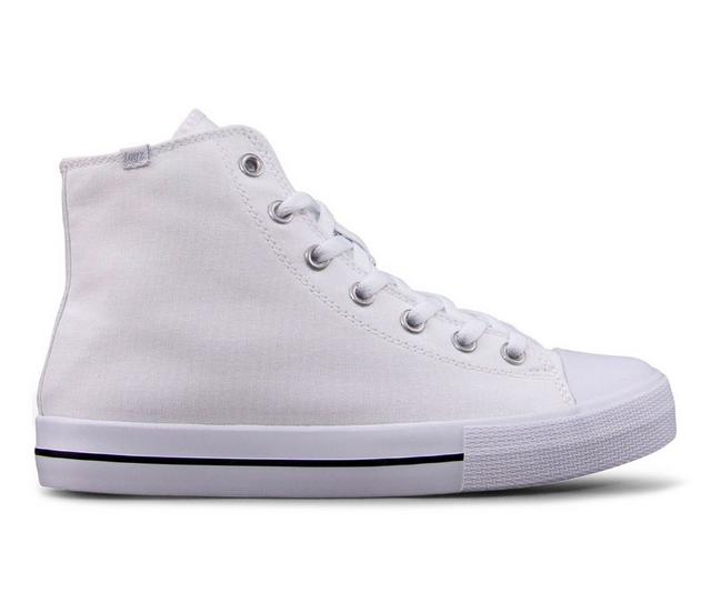 Women's Lugz Stagger Hi High Top Fashion Sneakers in White color