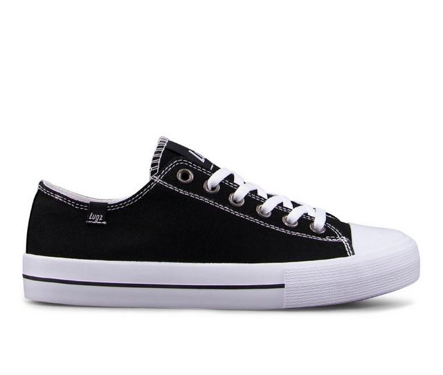 Women's Lugz Stagger Lo Casual Oxford Sneakers in Black/White color