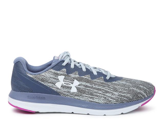 Women's Under Armour Charged Impulse2 Running Shoes in Grey/Aurora color