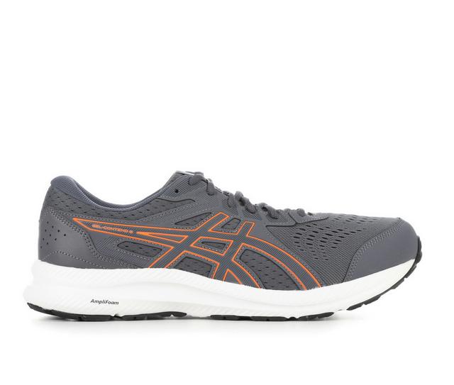 Men's ASICS Gel Contend 8 Running Shoes in Grey/Metro color