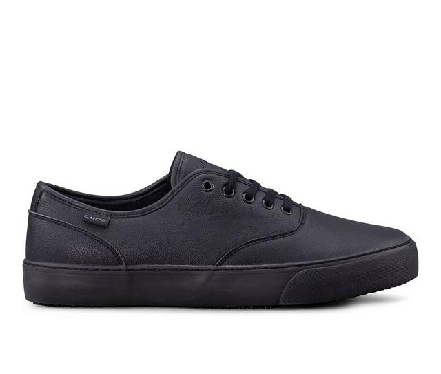 Men's Lugz Lear Slip Resistant Safety Shoes in Black color