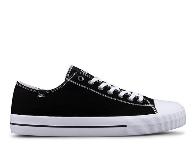 Men's Lugz Stagger Lo Casual Shoes in Black/White color