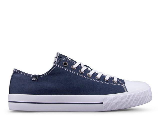 Women's Lugz Stagger Lo Casual Shoes in Navy/White color