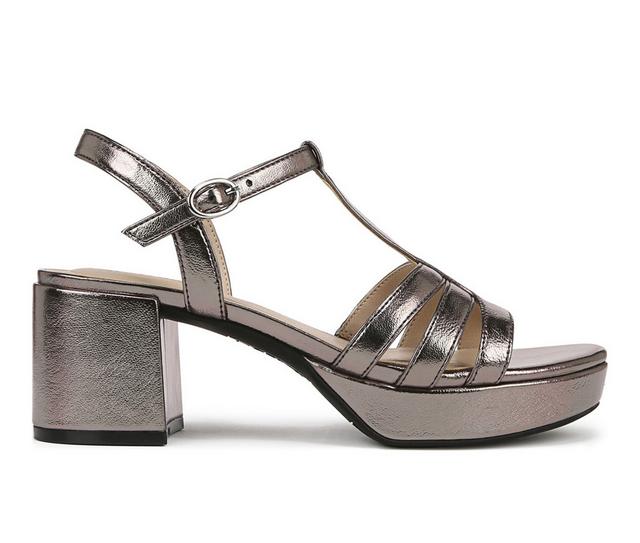 Women's LifeStride Rio Wedge Flip-Flops in Pewter color