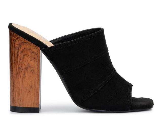 Women's New York and Company Lacinda Dress Sandals in Black color