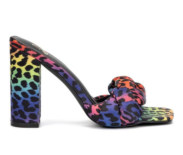 Women's New York and Company Angeline Dress Sandals in Multi Color color