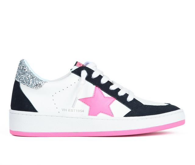 Women's VINTAGE HAVANA Tammy Sneakers in White/Blk/Pink color