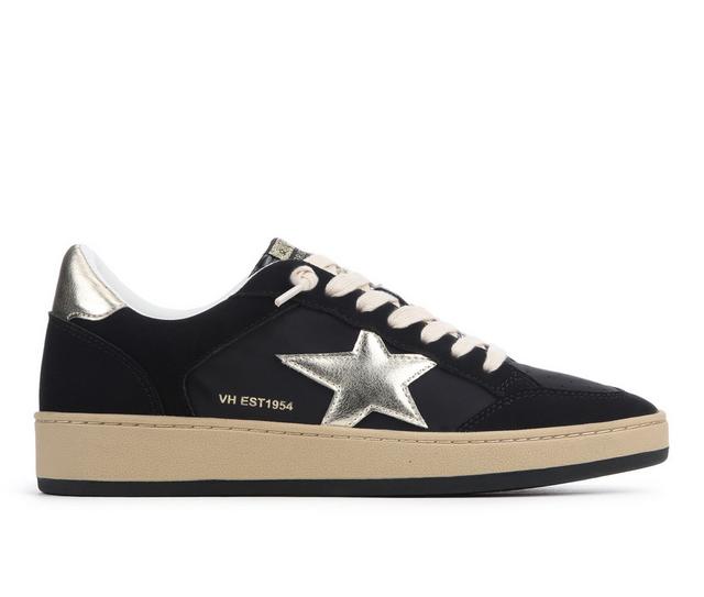 Women's VINTAGE HAVANA Tammy Sneakers in Black Croco color