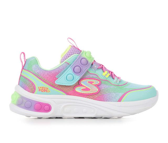 Girls' Skechers Little Kid & Big Kid Skech Pops Running Shoes in Aqua/Multi color