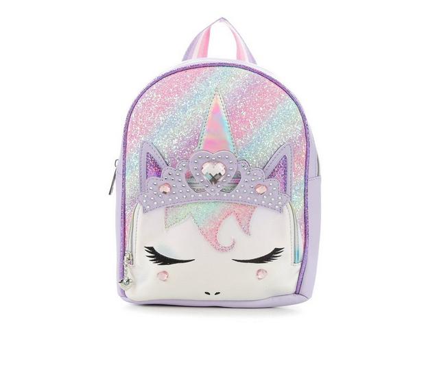OMG Accessories Gwen Crown Mini Backpack in Lavender color