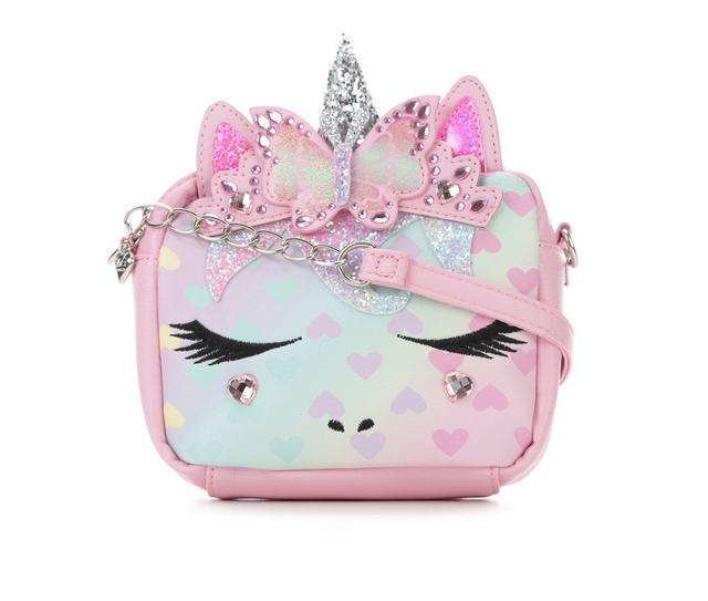 OMG Accessories Gwen Heart Crossbody Handbag in Cotton Candy color