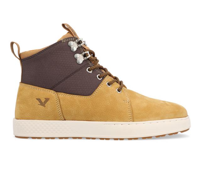 Men's Territory Wasatch High-Top Dress Sneakers in Tan color