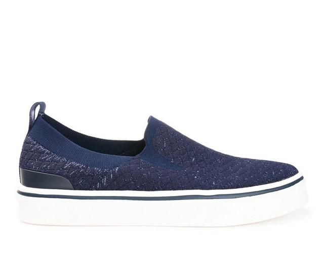 Men's Vance Co. Hamlin Casual Slip-On Shoes in Blue color