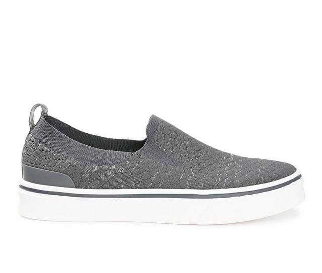 Men's Vance Co. Hamlin Casual Slip-On Shoes in Grey color