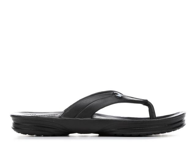 Women's Island Surf Ease Flip-Flops in Black color