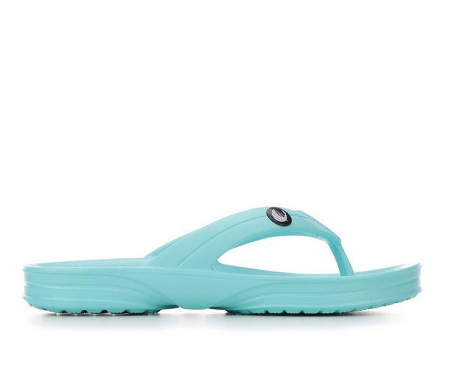 Women's Island Surf Ease Flip-Flops in Teal color