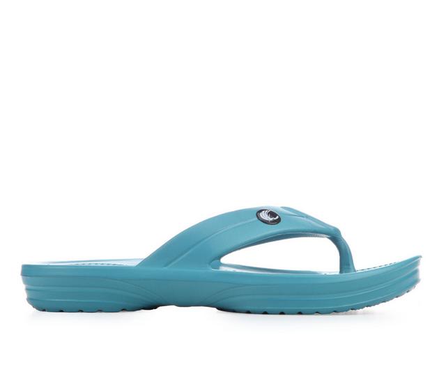 Women's Island Surf Ease Flip-Flops in Dark Teal color