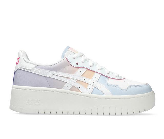 Women's ASICS Japan S PF Sneakers in White/Pastel color