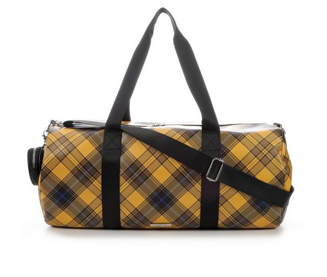 Madden Girl Duffle Weekender Handbag in Yellow Multi color