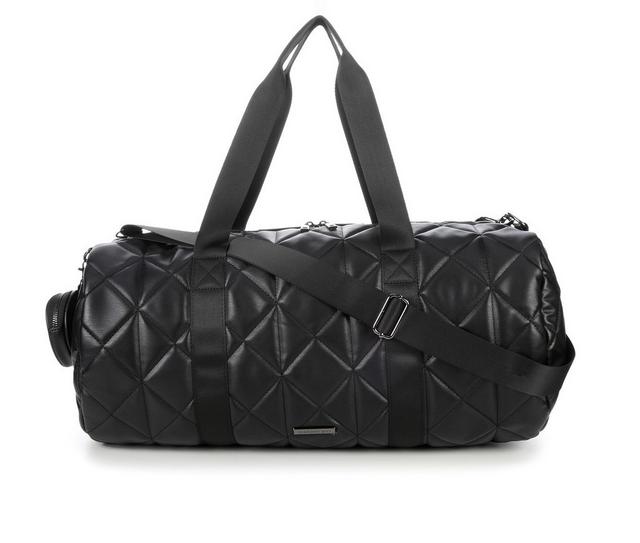 Madden Girl Duffle Weekender Handbag in Black color