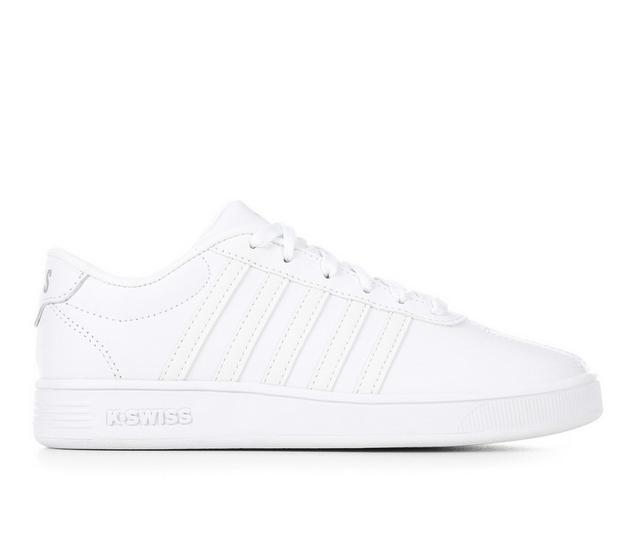 Boys' K-Swiss Classic Pro GS Wide Sneakers in White/White color