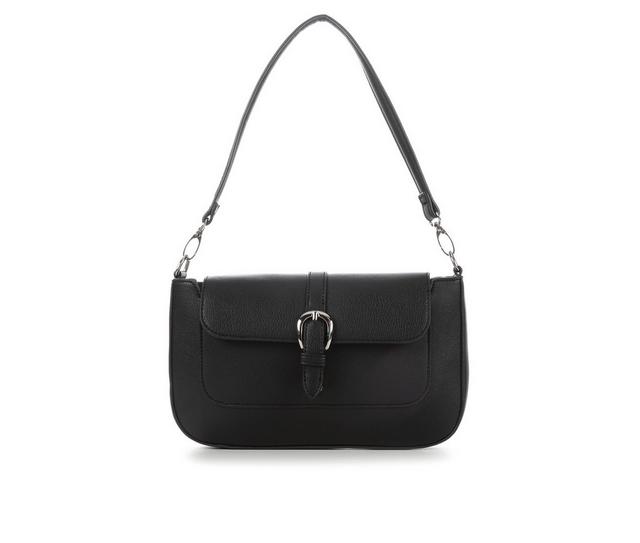 Madden Girl Convertible Shoulder Bag Handbag in Black color