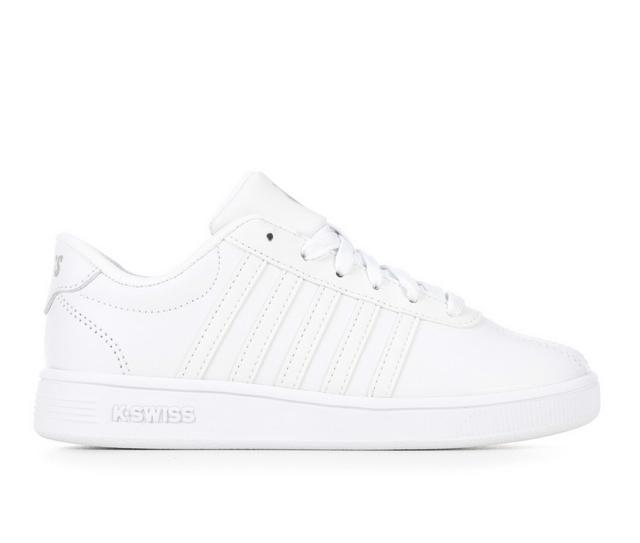 Boys' K-Swiss Classic Pro PS Wide Sneakers in White/White color