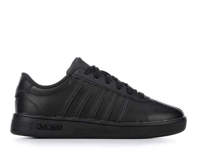 Boys' K-Swiss Classic Pro PS Wide Sneakers in Black/Black color