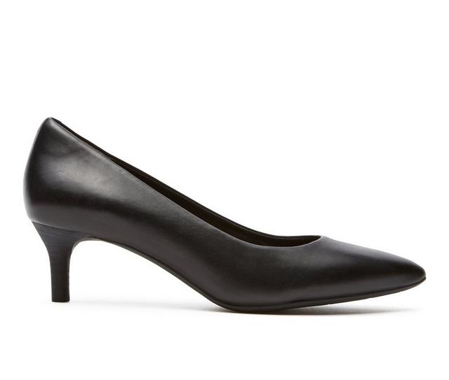 Women's Rockport Kalila Pumps in Black Calf color