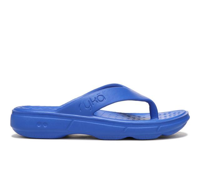 Women's Ryka Rest EZ Flip-Flops in Blue color