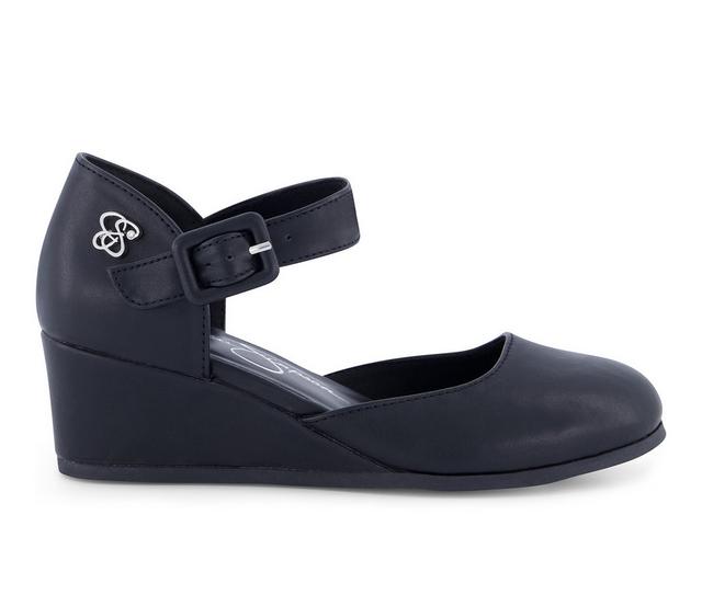 Girls' Jessica Simpson Little Kid & Big Kid Tatiana Dress Shoes in Black color