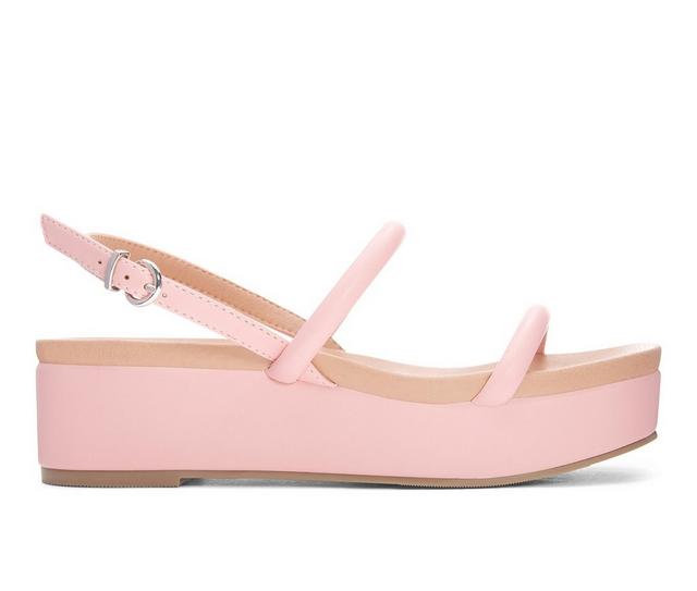 Women's Chinese Laundry Skippy Platform Sandals in Pink color