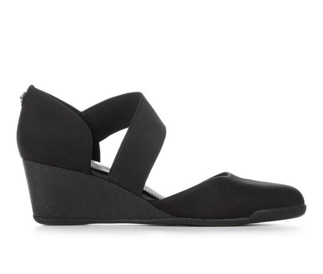 Women's Anne Klein Trallie Wedges in Black color