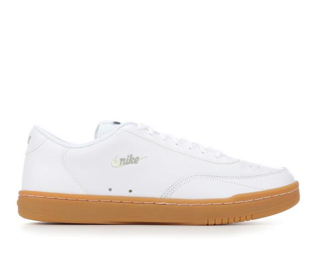 Men's Nike Court Vintage Premium Sneakers in Wht/Gum color