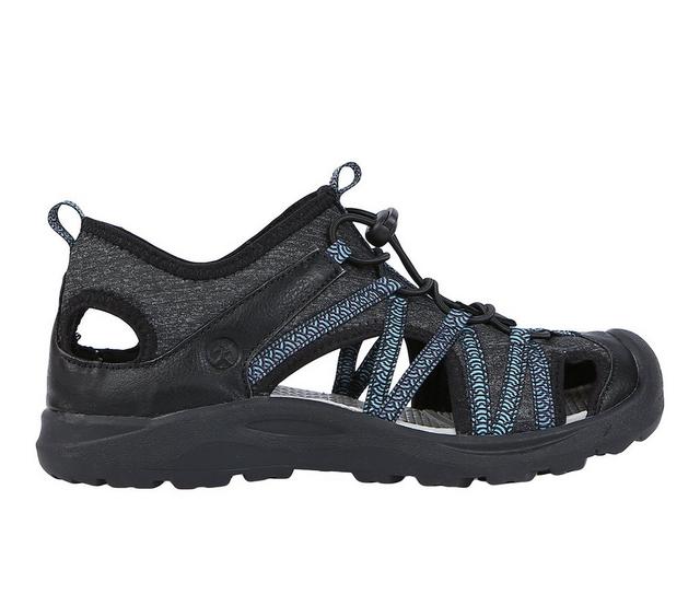 Women's Northside Santa Rosa 2.0 Outdoor& Hiking Sandals in Black/Aqua color